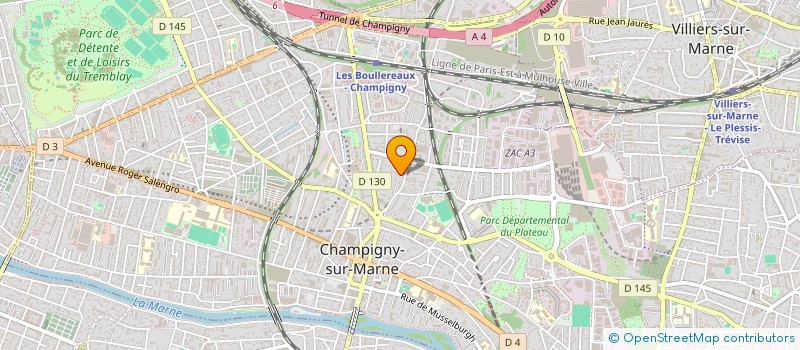 localisation de l'entreprise MONSIEUR FRANCISCO DE SOUSA à CHAMPIGNY SUR MARNE