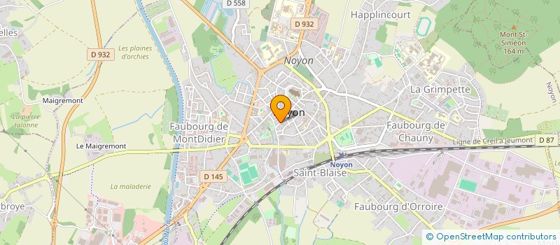 localisation de l'entreprise MONSIEUR FRANCISCO DE SOUSA  NOYON