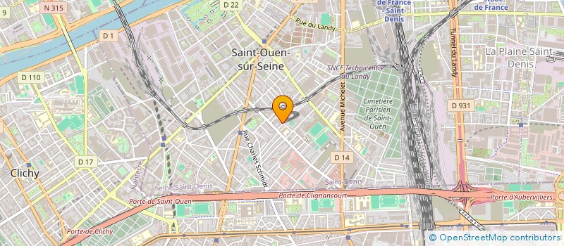 localisation de l'entreprise MONSIEUR FRANCISCO DE SOUSA JUNIOR  SAINT-OUEN-SUR-SEINE