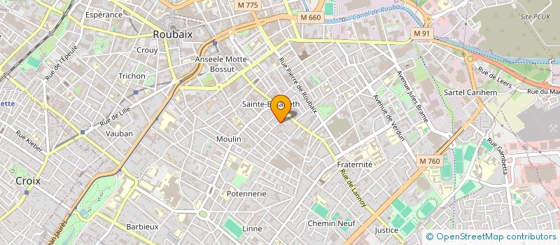 localisation de l'entreprise MONSIEUR FRANCISCO DIAS  ROUBAIX