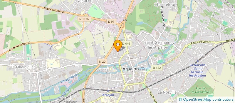 localisation de l'entreprise MONSIEUR FRANCISCO DIAS DE OLIVEIRA  ARPAJON