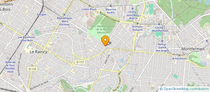 localisation de l'entreprise MONSIEUR FRANCISCO DIAZ à CLICHY-SOUS-BOIS