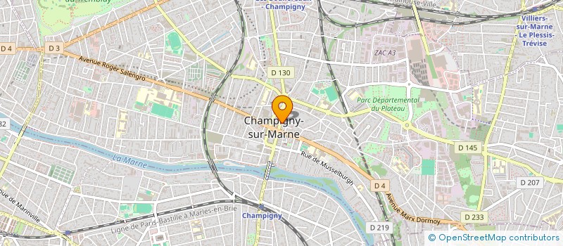 localisation de l'entreprise MONSIEUR FRANCISCO DO OLIVAL DE SOUSA  CHAMPIGNY-SUR-MARNE