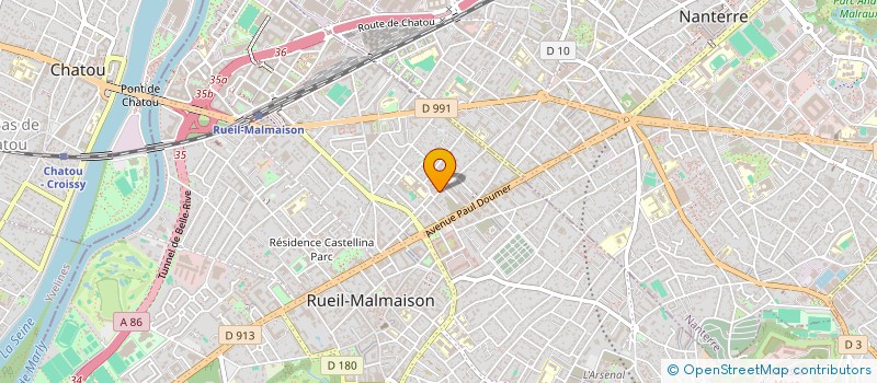 localisation de l'entreprise MONSIEUR FRANCISCO DOS SANTOS à RUEIL-MALMAISON