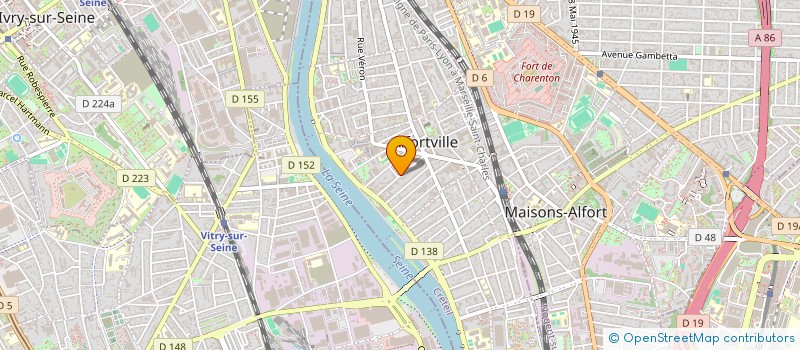 localisation de l'entreprise MONSIEUR FRANCISCO DOS SANTOS GAVASSO à ALFORTVILLE