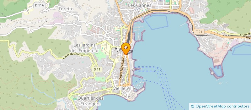 localisation de l'entreprise MONSIEUR FRANCISCO DOS SANTOS SILVA  AJACCIO