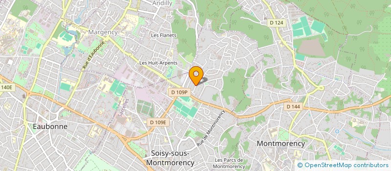 localisation de l'entreprise MONSIEUR FRANCISCO FERNANDES  SOISY SS MONTMORENCY