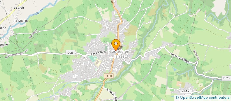 localisation de l'entreprise MONSIEUR FRANCISCO FERNANDEZ  SOUCIEU-EN-JARREST