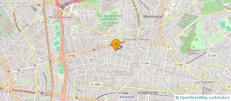 localisation de l'entreprise MONSIEUR FRANCISCO FERNANDEZ à MONTREUIL