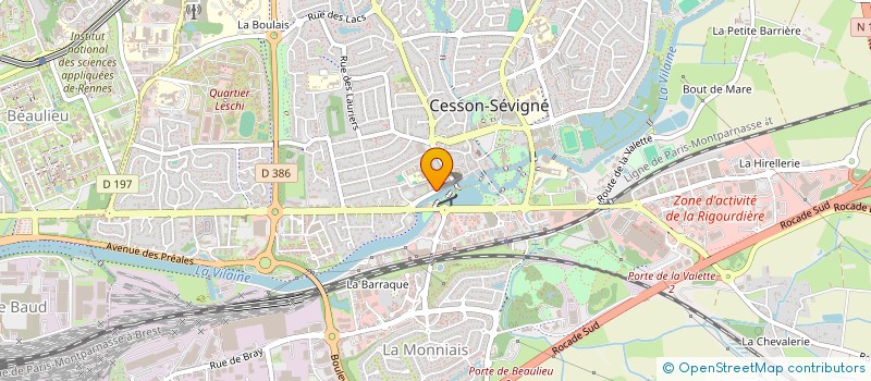 localisation de l'entreprise MONSIEUR FRANCISCO FIAGO MIER Y TERAN  CESSON-SEVIGNE