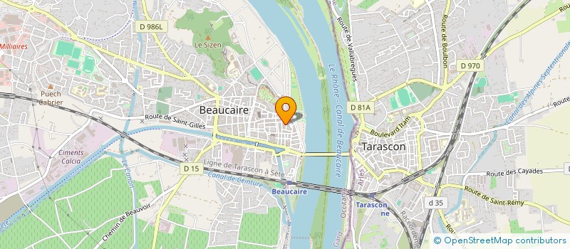 localisation de l'entreprise MONSIEUR FRANCISCO FLORES  BEAUCAIRE