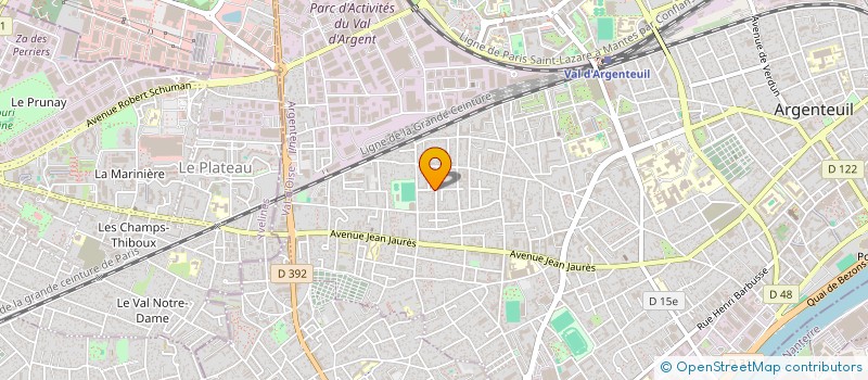 localisation de l'entreprise MONSIEUR FRANCISCO GALHANO à ARGENTEUIL
