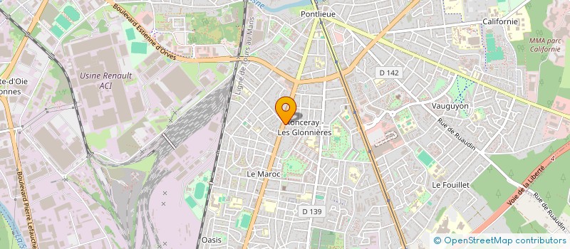 localisation de l'entreprise MONSIEUR FRANCISCO GARCIA  LE MANS