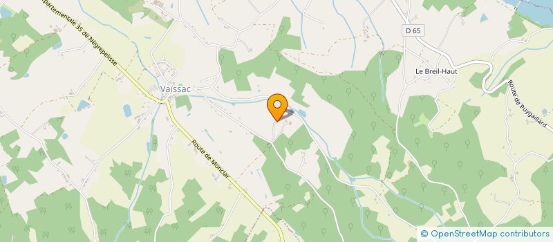 localisation de l'entreprise MONSIEUR FRANCISCO GOMEZ  VAISSAC