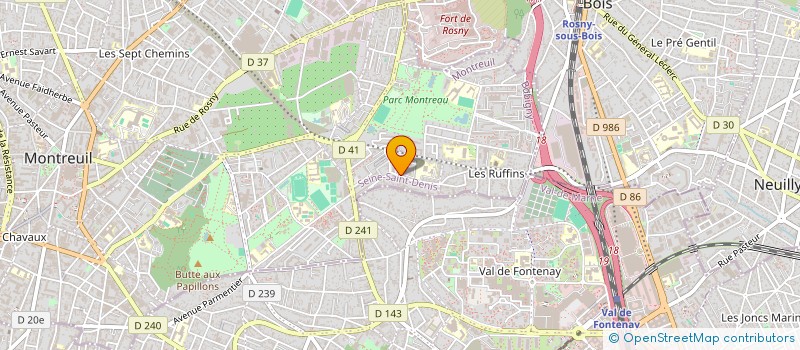 localisation de l'entreprise MONSIEUR FRANCISCO GONZALEZ à MONTREUIL