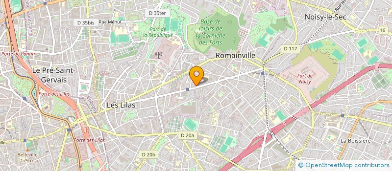 localisation de l'entreprise MONSIEUR FRANCISCO GONZALEZ à ROMAINVILLE