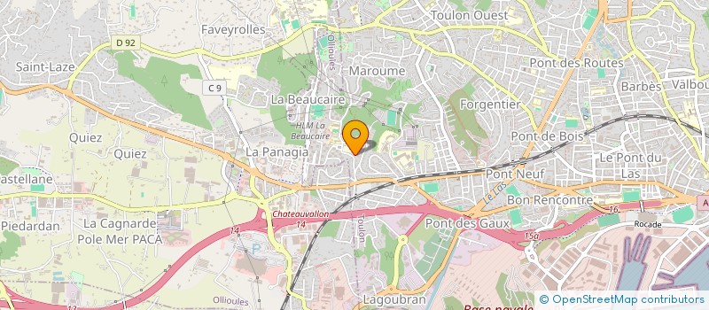 localisation de l'entreprise MONSIEUR FRANCISCO-JASON DELERIA  OLLIOULES