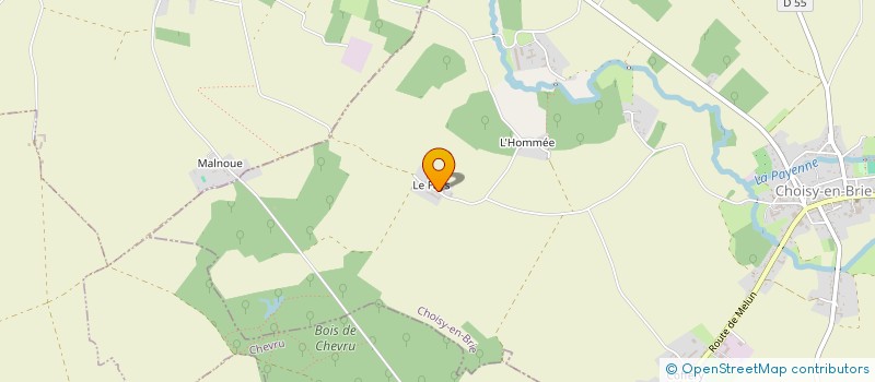 localisation de l'entreprise MONSIEUR FRANCISCO JAVIER RUIZ PETER  CHOISY-EN-BRIE