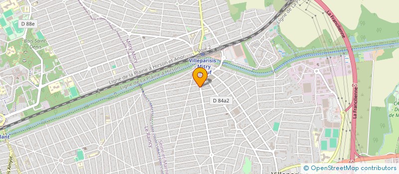 localisation de l'entreprise MONSIEUR FRANCISCO JOAQUIM  VILLEPARISIS