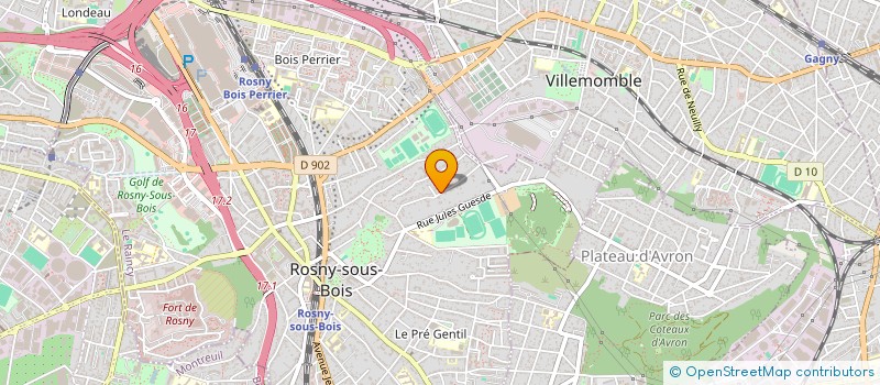 localisation de l'entreprise MONSIEUR FRANCISCO JULIO à ROSNY-SOUS-BOIS