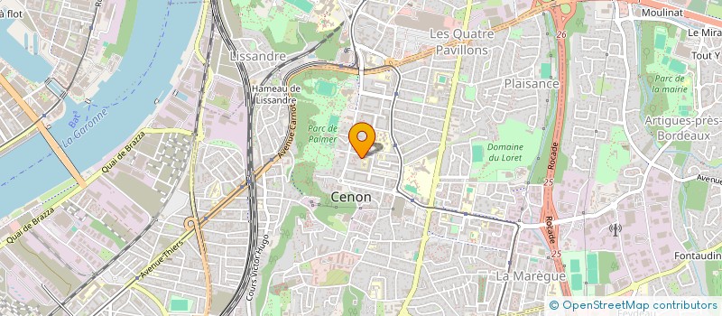 localisation de l'entreprise MONSIEUR FRANCISCO KIATY  CENON