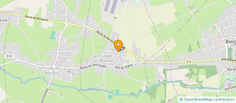 localisation de l'entreprise MONSIEUR FRANCISCO MACHADO  SAINT-LEGER-SUR-ROANNE