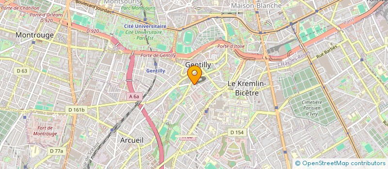 localisation de l'entreprise MONSIEUR FRANCISCO MALVEZZI DA SILVA à GENTILLY