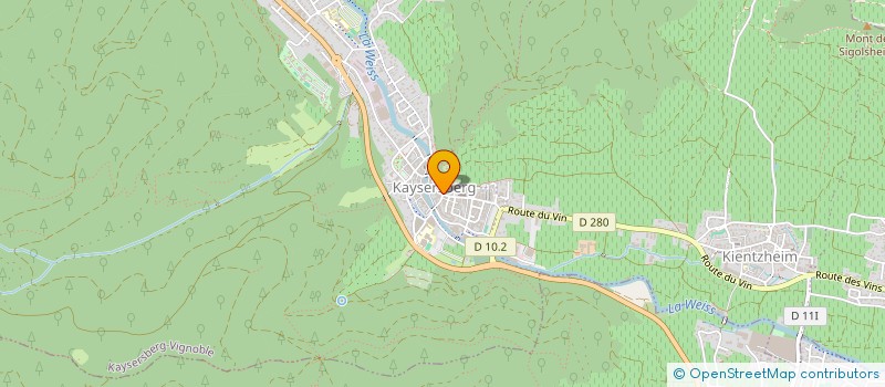 localisation de l'entreprise MONSIEUR FRANCISCO MANUEL TEODORO CANDEIAS  KAYSERSBERG VIGNOBLE