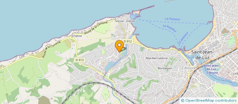 localisation de l'entreprise MONSIEUR FRANCISCO MARQUEZ GONZALEZ  URRUGNE