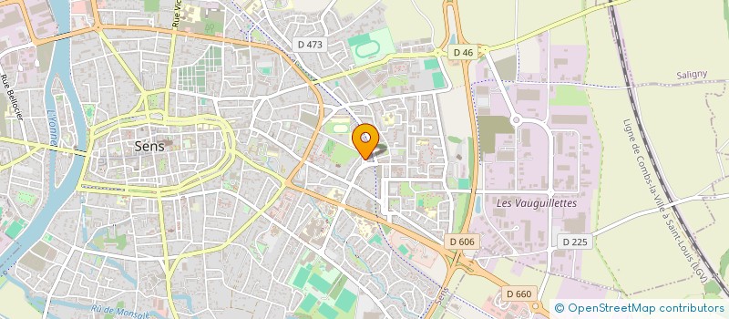 localisation de l'entreprise MONSIEUR FRANCISCO MATEUS-GONCALVES  SENS