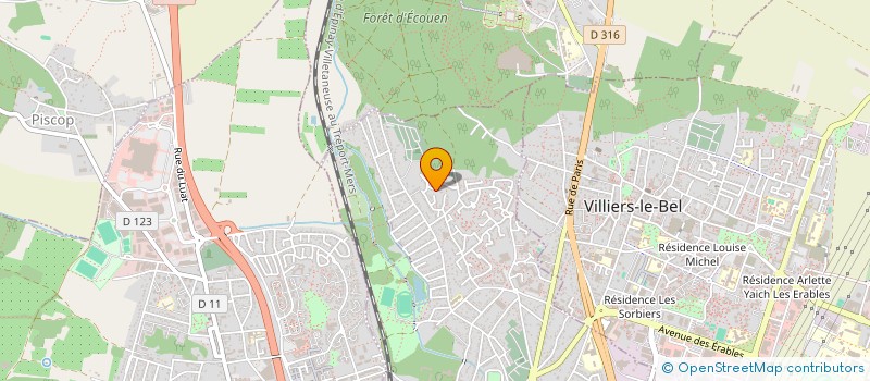 localisation de l'entreprise MONSIEUR FRANCISCO MENDES  SARCELLES