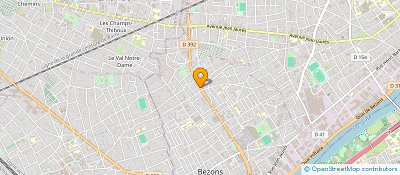 localisation de l'entreprise MONSIEUR FRANCISCO MIGUEL CARREIRO à BEZONS