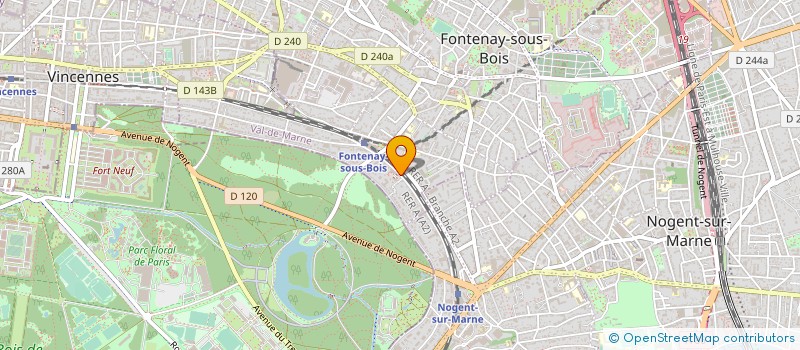 localisation de l'entreprise MONSIEUR FRANCISCO MILHEIRO à FONTENAY-SOUS-BOIS