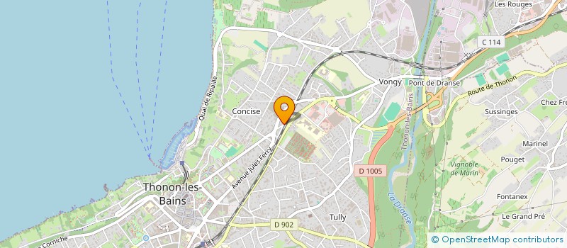 localisation de l'entreprise MONSIEUR FRANCISCO MORALES à THONON-LES-BAINS