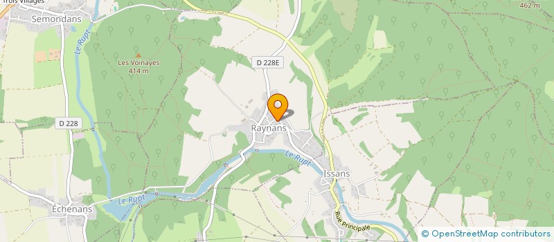 localisation de l'entreprise MONSIEUR FRANCISCO MORENO  RAYNANS