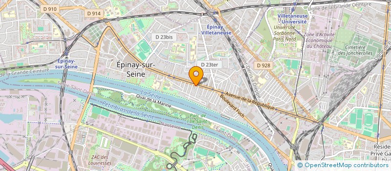 localisation de l'entreprise MONSIEUR FRANCISCO MUDIAKI LUKABU  EPINAY-SUR-SEINE