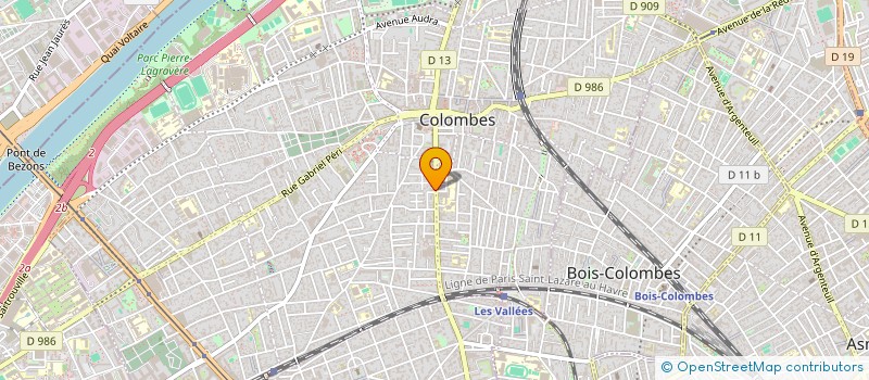 localisation de l'entreprise MONSIEUR FRANCISCO NAHUEL PAREDES à COLOMBES