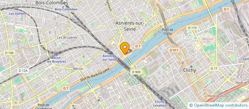 localisation de l'entreprise MONSIEUR FRANCISCO NOGUIERA RIBEIRO à ASNIERES-SUR-SEINE