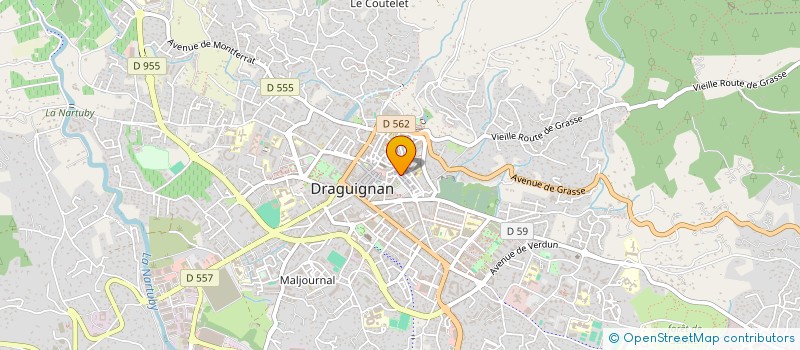 localisation de l'entreprise MONSIEUR FRANCISCO NUNES PINA  DRAGUIGNAN