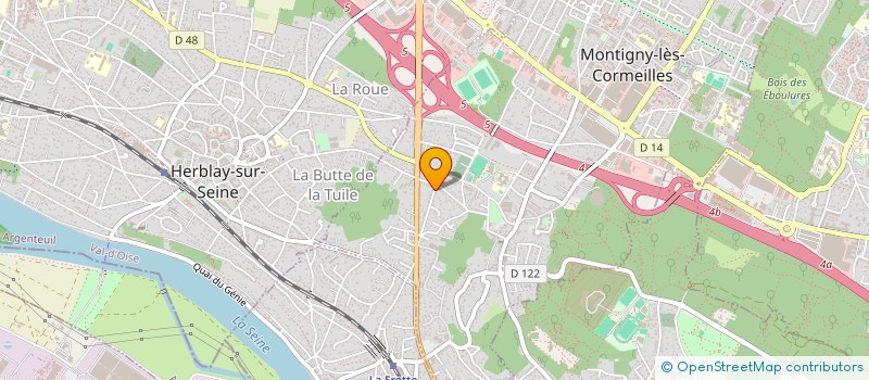 localisation de l'entreprise MONSIEUR FRANCISCO PEREIRA  MONTIGNY-LES-CORMEILLES