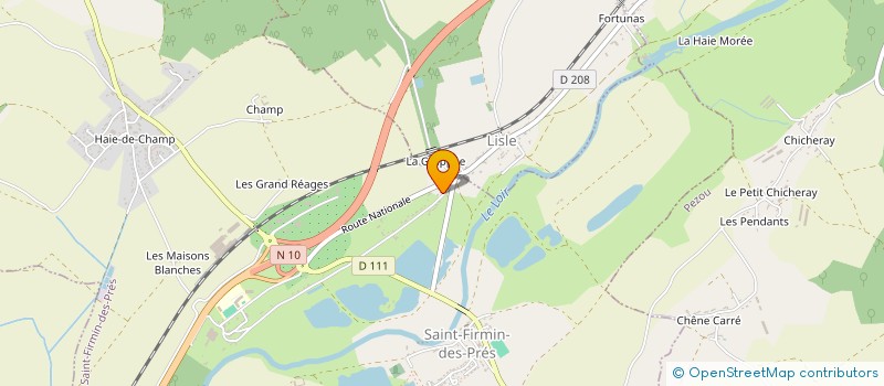 localisation de l'entreprise MONSIEUR FRANCISCO PEREIRA  SAINT-FIRMIN-DES-PRES