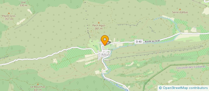 localisation de l'entreprise MONSIEUR FRANCISCO PEREZ VELASCO  ALBAS