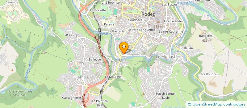 localisation de l'entreprise MONSIEUR FRANCISCO PIMENTA à RODEZ