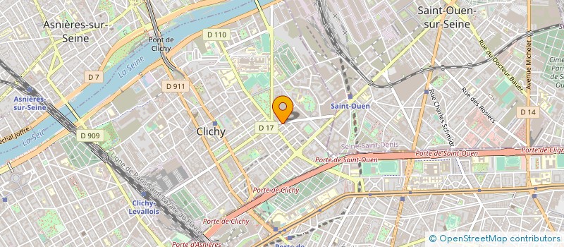 localisation de l'entreprise MONSIEUR FRANCISCO PINTO  CLICHY
