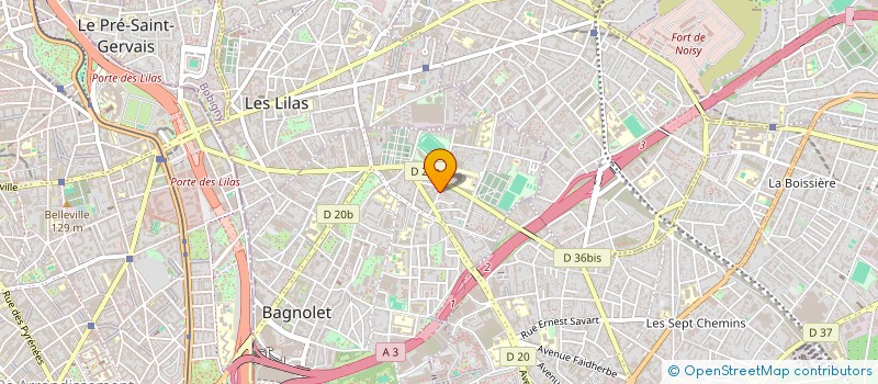 localisation de l'entreprise MONSIEUR FRANCISCO PIRES DE OLIVEIRA à BAGNOLET