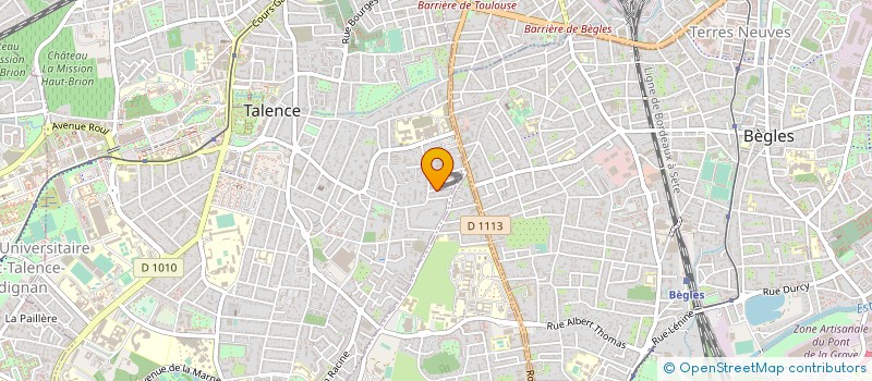 localisation de l'entreprise MONSIEUR FRANCISCO QUEIROS DE CARVALHO à TALENCE