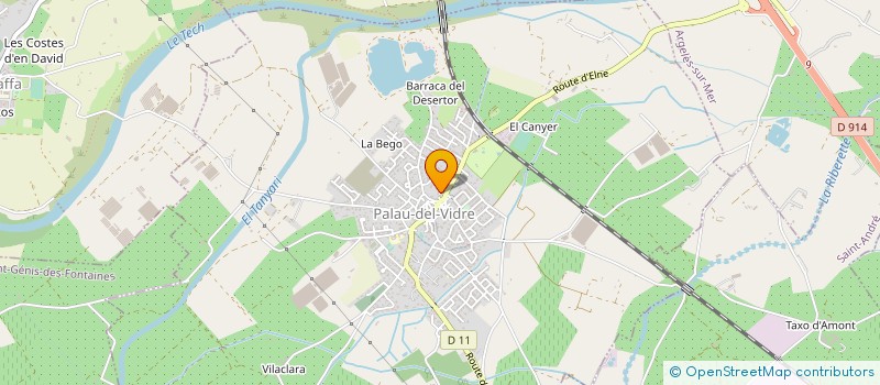 localisation de l'entreprise MONSIEUR FRANCISCO RAUL MEIRELES PANTALEAO PIRES  PALAU-DEL-VIDRE