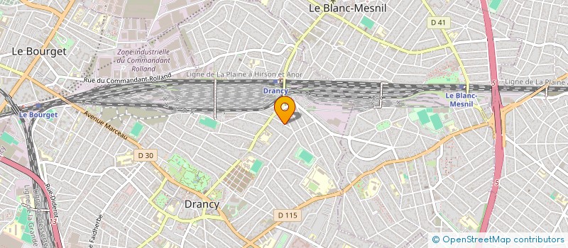localisation de l'entreprise MONSIEUR FRANCISCO RODRIGUES à DRANCY