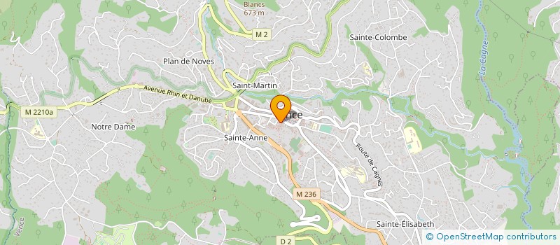 localisation de l'entreprise MONSIEUR FRANCISCO RODRIGUES DE OLIVEIRA à VENCE