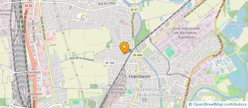 localisation de l'entreprise MONSIEUR FRANCISCO RODRIGUEZ CALVO  HNHEIM